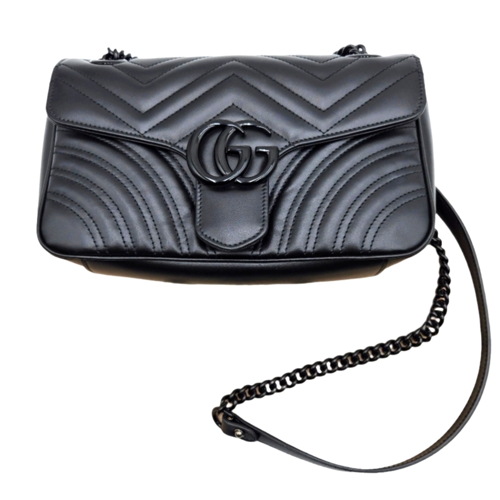 GG Marmont medium shoulder bag / Crossbody Style 443497 - NEW - Picture 4 of 16
